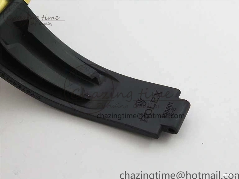 MiroTime 0124 Daytona 116589RBOW YG Rainbow Crystal BLF Best Edition Black Dial on Rubber Strap A EasyMatch 3238